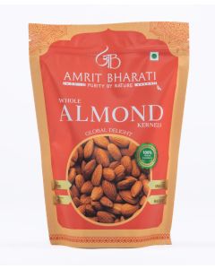 Amrit Bharati Premium Almonds 500gm Natural Healthy nutritious |Affluent with high protein | Gluten Free |Crunchy & Fresh